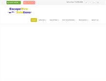 Tablet Screenshot of escapewire.com